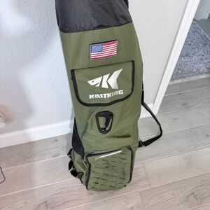 KastKing Karryall Rod Bag Olive Green Fishing Tackle Storage Carryall New READ!